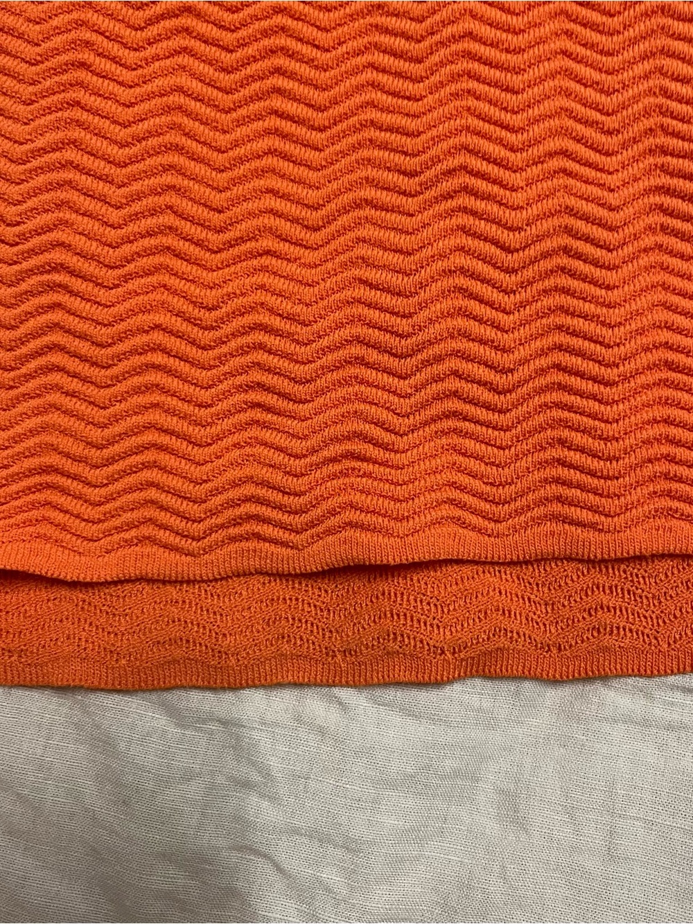 SOLID & STRIPED Orange Knit Maxi Skirt - Picture 7 of 9
